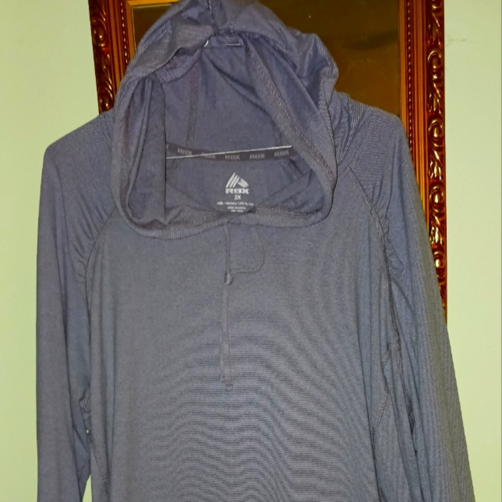 Womens Gray/White RBX Hoodie